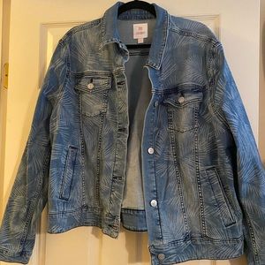 LuLaRoe denim jacket. Size 3xl